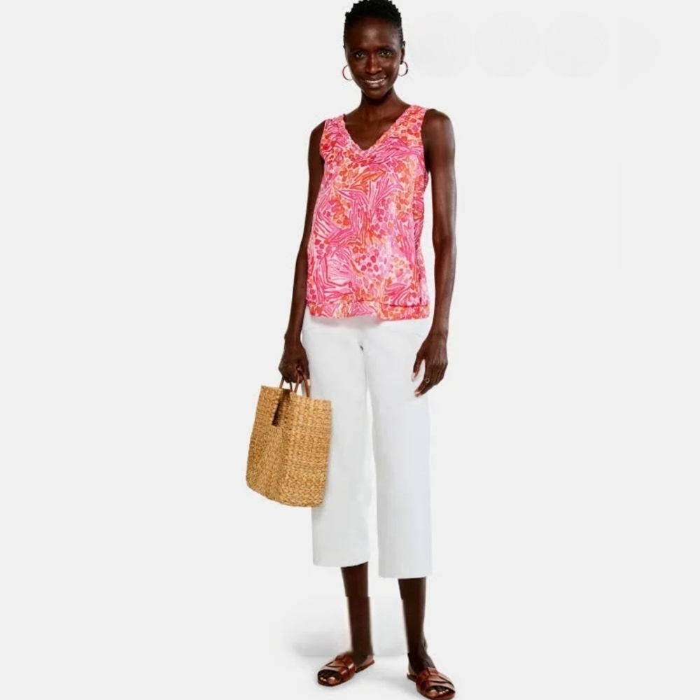 Nic + Zoe Watercolors Petal Tank Medium Coastal Colorful Summer Vacation